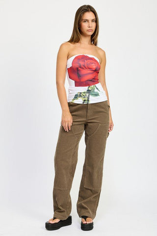 Straight Leg Corduroy Pants from Straight Pants collection you can buy now from Fashion And Icon online shop