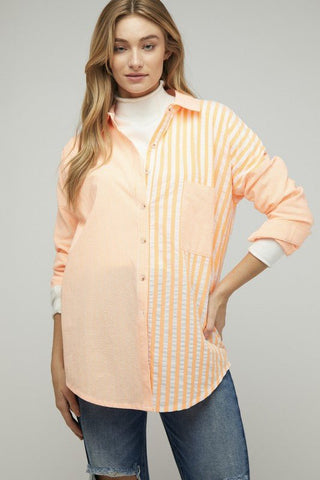 Stripe Button Down Shirt from Shirts collection you can buy now from Fashion And Icon online shop