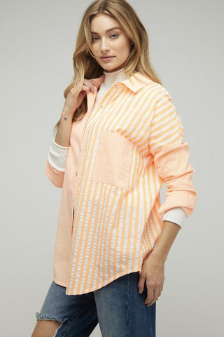 Stripe Button Down Shirt from Shirts collection you can buy now from Fashion And Icon online shop