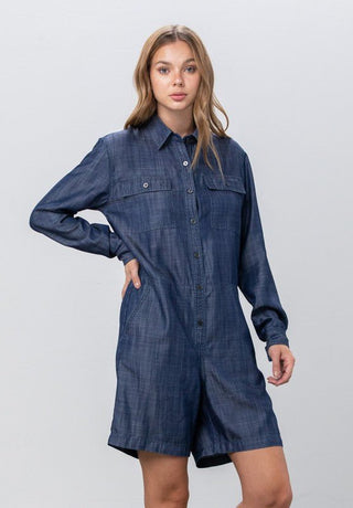 Tencel Short Jumpsuit from Rompers collection you can buy now from Fashion And Icon online shop