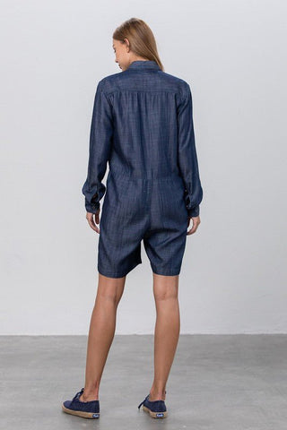 Tencel Short Jumpsuit from Rompers collection you can buy now from Fashion And Icon online shop