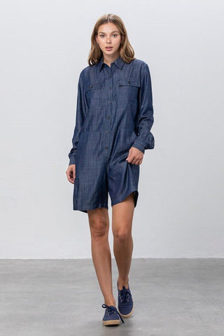 Tencel Short Jumpsuit from Rompers collection you can buy now from Fashion And Icon online shop