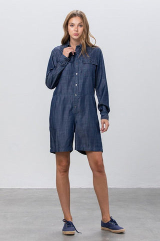 Tencel Short Jumpsuit from Rompers collection you can buy now from Fashion And Icon online shop