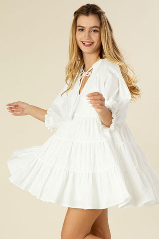 Tiered Mini Dress from Mini Dress collection you can buy now from Fashion And Icon online shop