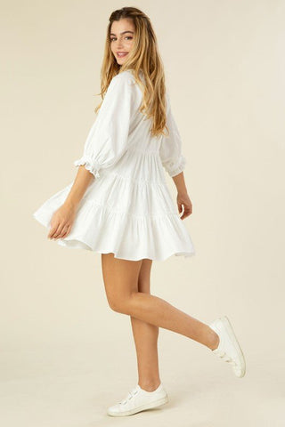 Tiered Mini Dress from Mini Dress collection you can buy now from Fashion And Icon online shop