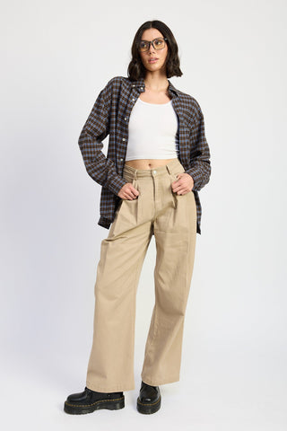 Trendy Cotton Oversized Plaid Shirt from Long Sleeve Top collection you can buy now from Fashion And Icon online shop