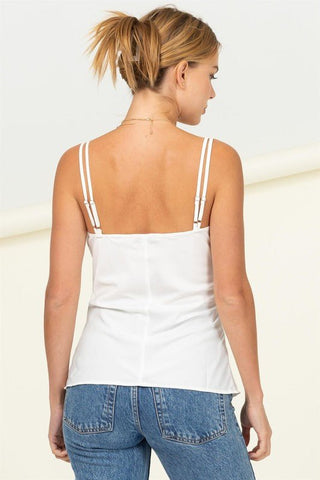 Two Strap Lace Cami Top from Lace Top collection you can buy now from Fashion And Icon online shop