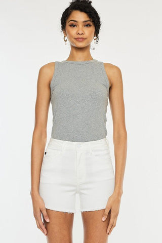 White High Rise Shorts from Shorts collection you can buy now from Fashion And Icon online shop