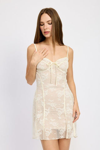 White Lace Mini Dress from Mini Dresses collection you can buy now from Fashion And Icon online shop