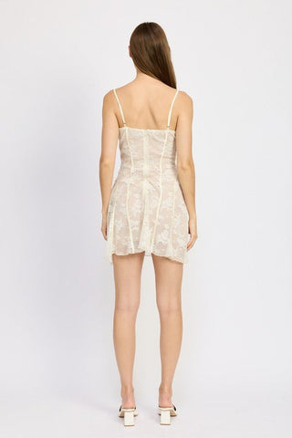 White Lace Mini Dress from Mini Dresses collection you can buy now from Fashion And Icon online shop