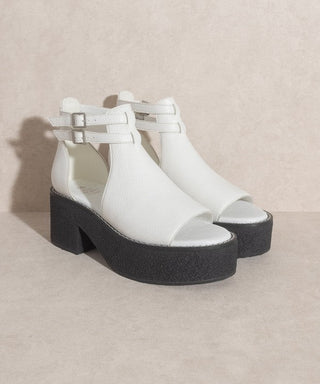 White Platform Sandals from shoes collection you can buy now from Fashion And Icon online shop
