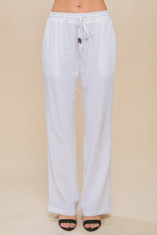 Wide Leg Linen Pants from Pants collection you can buy now from Fashion And Icon online shop