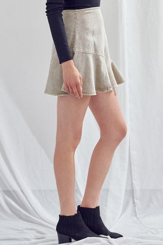 A Line Denim Skirt from Denim Skirts collection you can buy now from Fashion And Icon online shop