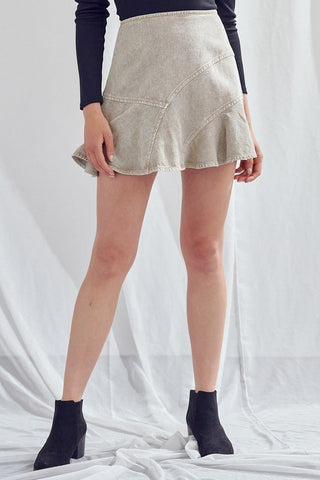 A Line Denim Skirt from Denim Skirts collection you can buy now from Fashion And Icon online shop