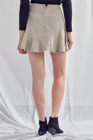 A Line Denim Skirt from Denim Skirts collection you can buy now from Fashion And Icon online shop