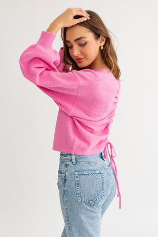 Back Tie Sweater from Sweaters collection you can buy now from Fashion And Icon online shop