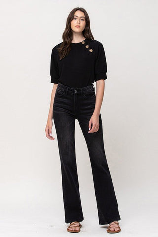 High Rise Flare Jeans