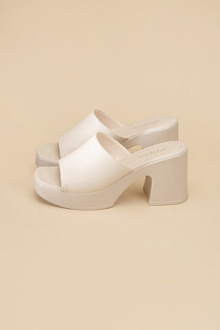 Block Heel Mule from Sandals collection you can buy now from Fashion And Icon online shop