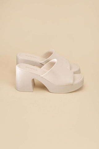 Block Heel Mule from Sandals collection you can buy now from Fashion And Icon online shop