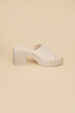 Block Heel Mule from Sandals collection you can buy now from Fashion And Icon online shop