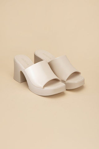 Block Heel Mule from Sandals collection you can buy now from Fashion And Icon online shop