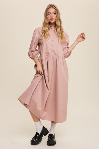 Button Front Maxi Dress from Maxi Dresses collection you can buy now from Fashion And Icon online shop