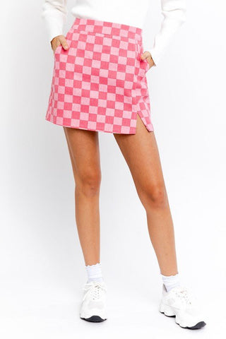 Checker Mini Skirt from Mini Skirts collection you can buy now from Fashion And Icon online shop