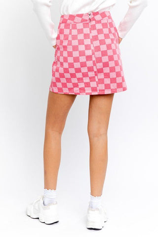 Checker Mini Skirt from Mini Skirts collection you can buy now from Fashion And Icon online shop