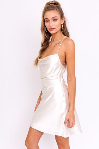 Cowl Neck Slip Dress from Mini Dresses collection you can buy now from Fashion And Icon online shop