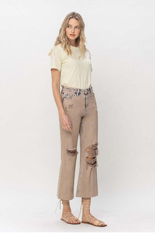 Crop Flare Jeans from Jeans collection you can buy now from Fashion And Icon online shop