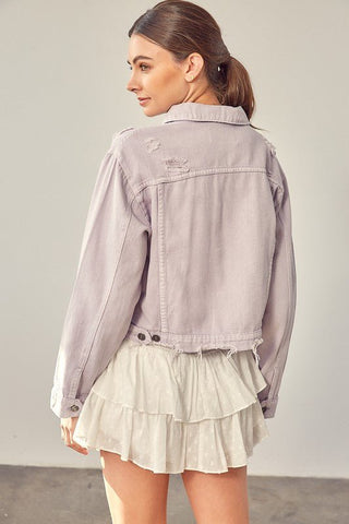 Cropped Denim Jacket from Denim Jackets collection you can buy now from Fashion And Icon online shop