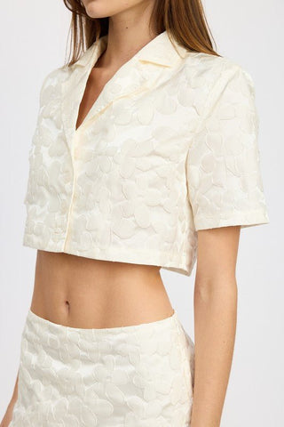 Cropped Shirt Top from Cropped Shirt collection you can buy now from Fashion And Icon online shop