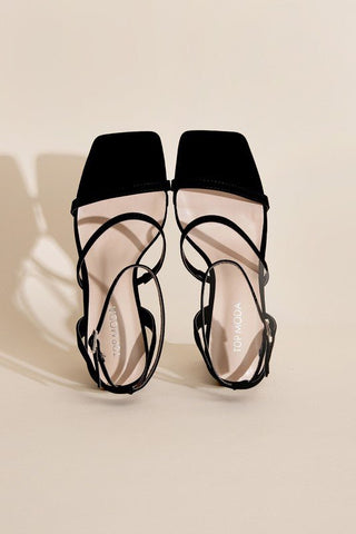 DEVIN-8 Ankle Strap Heels from collection you can buy now from Fashion And Icon online shop