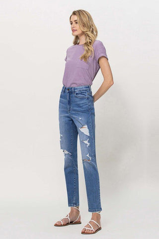 Distressed Mom Jeans from Jeans collection you can buy now from Fashion And Icon online shop