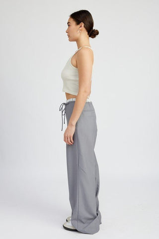 Double Waistband Pants from Pants collection you can buy now from Fashion And Icon online shop