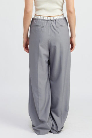 Double Waistband Pants from Pants collection you can buy now from Fashion And Icon online shop