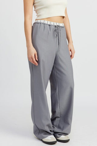 Double Waistband Pants from Pants collection you can buy now from Fashion And Icon online shop