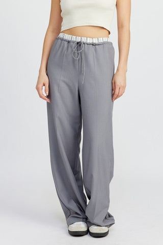 Double Waistband Pants from Pants collection you can buy now from Fashion And Icon online shop