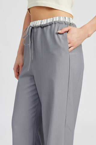 Double Waistband Pants from Pants collection you can buy now from Fashion And Icon online shop