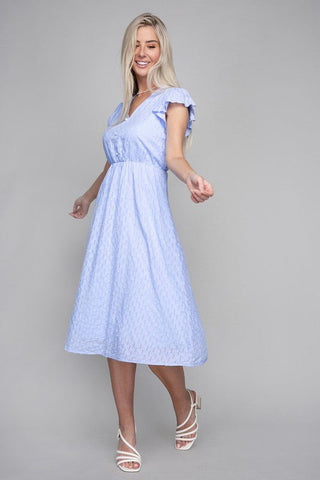 Eyelet Embroidery Dress from Midi Dresses collection you can buy now from Fashion And Icon online shop