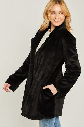 Faux Fur Midi Coat from Coats collection you can buy now from Fashion And Icon online shop