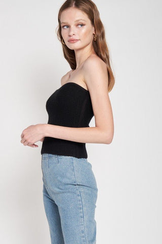 Fuzzy Tube Top from Tops collection you can buy now from Fashion And Icon online shop