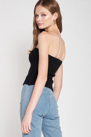 Fuzzy Tube Top from Tops collection you can buy now from Fashion And Icon online shop