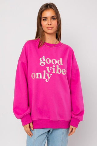 Good Vibes Only Sweatshirt from Sweatshirts collection you can buy now from Fashion And Icon online shop