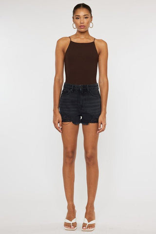 High Rise Denim Shorts from Denim Shorts collection you can buy now from Fashion And Icon online shop