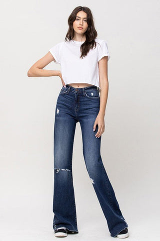 High Rise Distressed Wide Leg Jeans from Jeans collection you can buy now from Fashion And Icon online shop