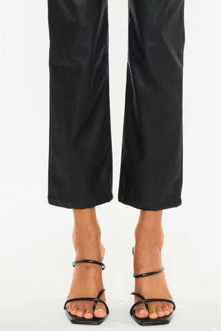 High Rise Vegan Leather Pants from Pants collection you can buy now from Fashion And Icon online shop