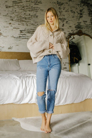 High Waisted Boyfriend Jeans from Jeans collection you can buy now from Fashion And Icon online shop