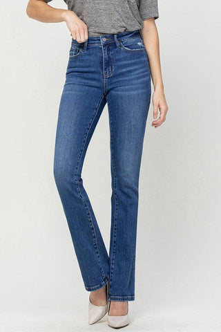 Indigo High Rise Bootcut Jeans from Jeans collection you can buy now from Fashion And Icon online shop