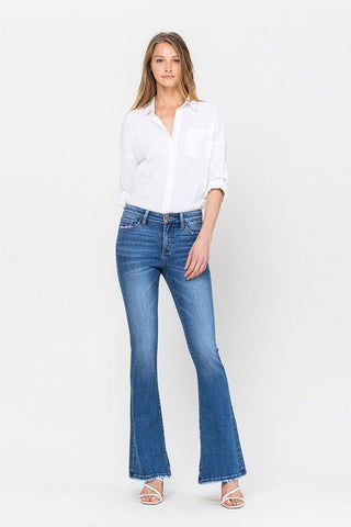 Kim Mid Rise Flare Jeans from Jeans collection you can buy now from Fashion And Icon online shop